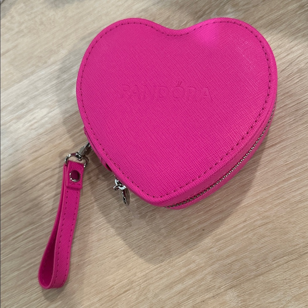 Pandora Pink Heart-Shaped Case NEW